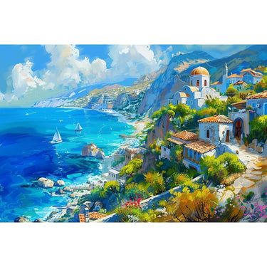 Greek Landscape Canvas